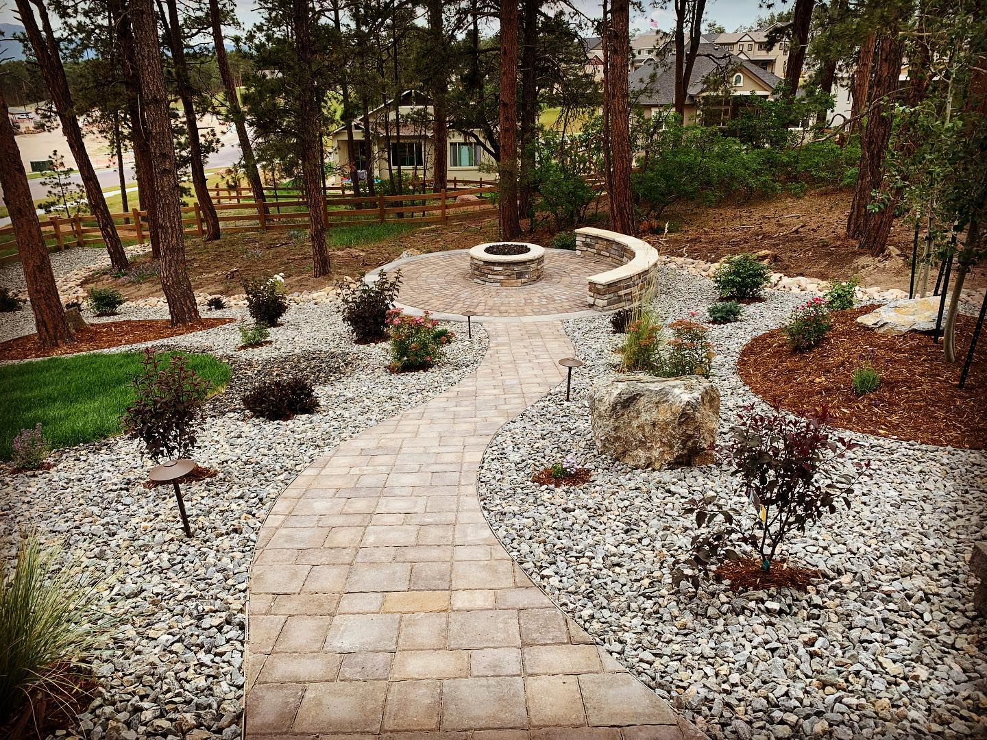 Custom Outdoor Fireplaces Custom Landscaping Colorado Springs